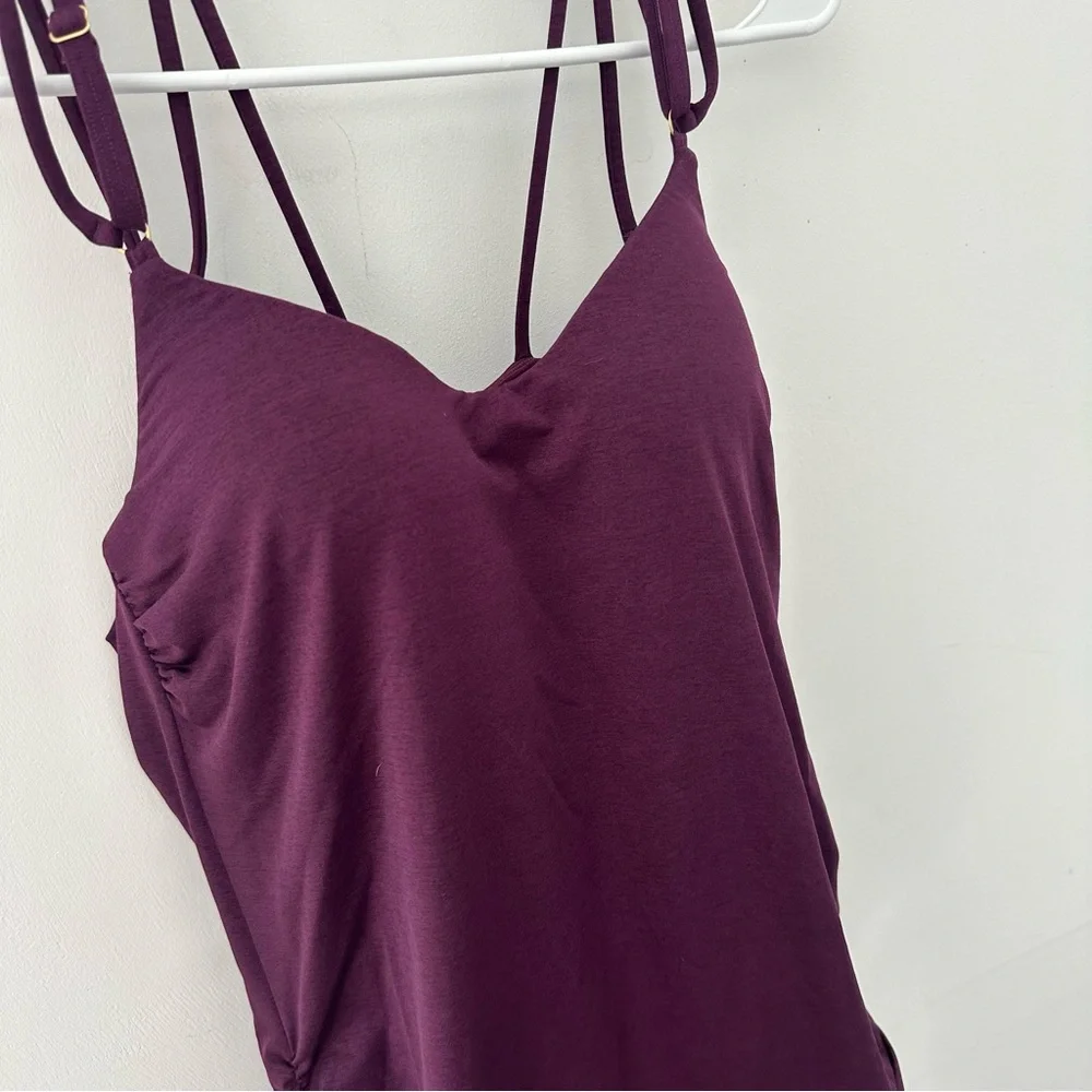 Athleta Aqualuxe Blousy Tankini Top - Picture 3 of 14